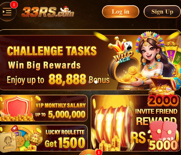 33Rs Game-Dashboard Image.